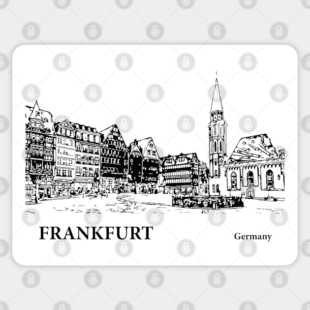 Frankfurt Germany Sticker by Lakeric